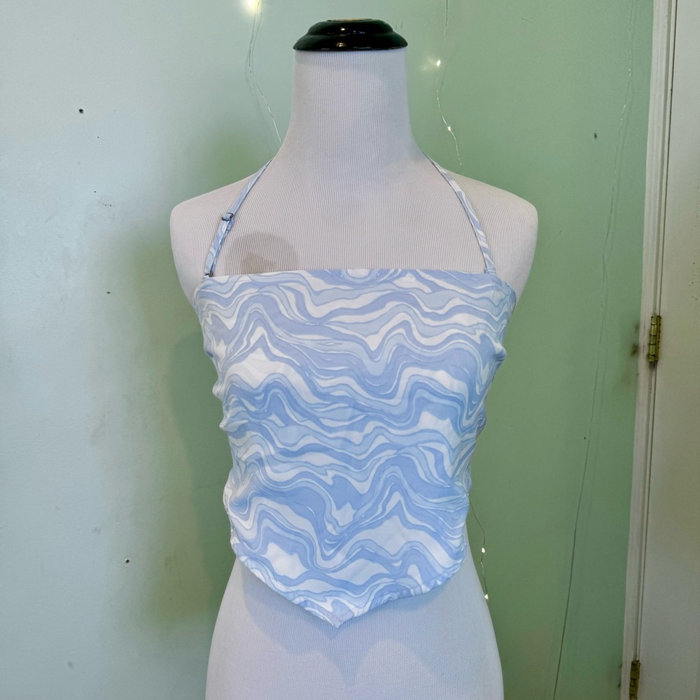 Abercrombie and Fitch Tie-Back Halter Tank